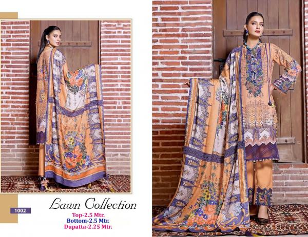 Apna Zara Shahjahan 1 Karachi Cotton Designer Dress Material Collection 